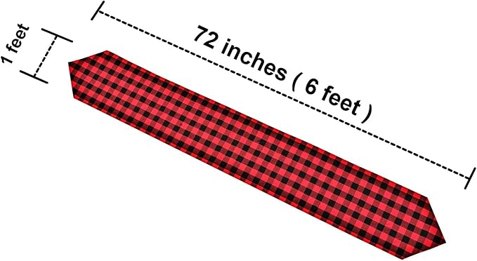 8 Pack Buffalo Check Table Runners Plaid Table Runner - Image 7
