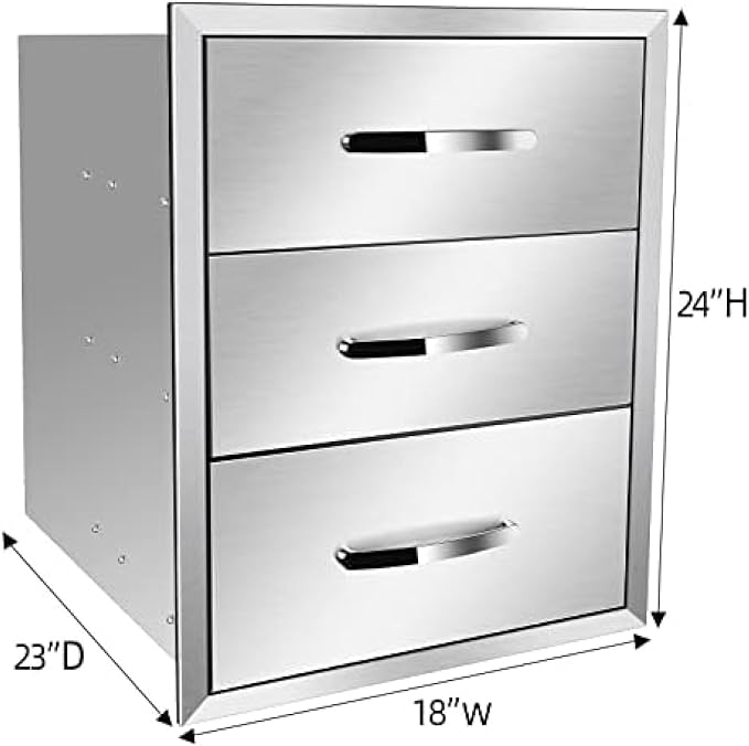 Stainless Steel Outdoor Kitchen Drawers - Image 2