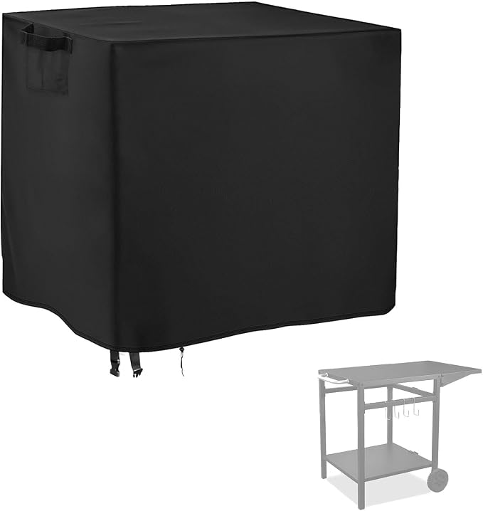 Outdoor Cart Cover, Waterproof Grill Cart Cover Pizza Oven Table Covers by Jungdaoutdoorfurniturecover