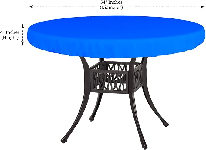 Covers & All Round Table Top Cover, 18 Oz Heavy Duty Waterproof UV & Weather - Image 2