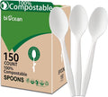 100% Compostable No Plastic Knives Plastic Forks Plastic Spoons Plastic Utensils by Biocean