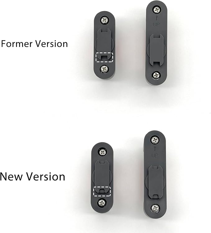 Grill Light Mounting Bracket Kit, 1 Round & 1 Square Bracket, Compatible - Image 2