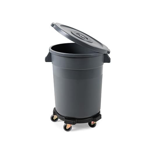 PRO&Family Commercial Round Trash Can by PRO%26Family