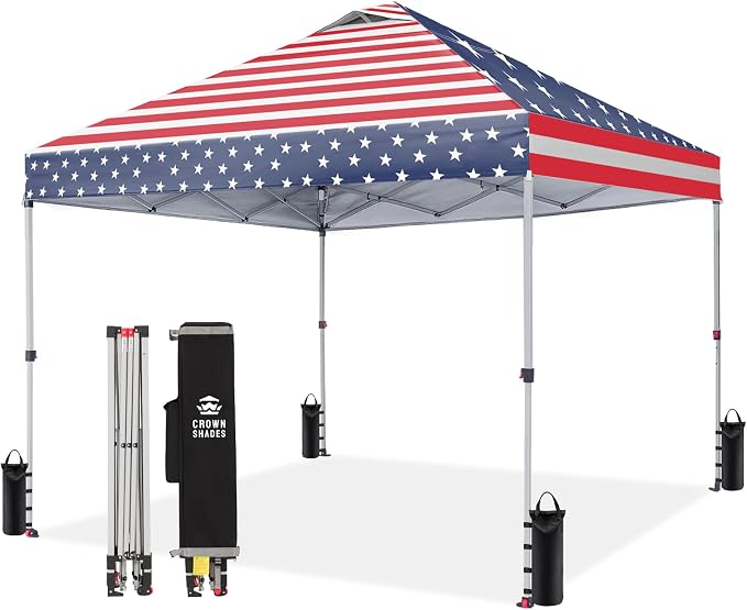 CROWN SHADES 10x10 Pop Up Canopy by CrownShades