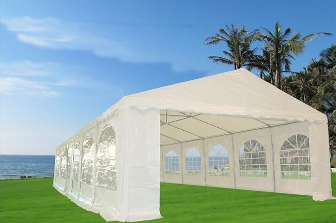 Delta 40'x20' Fire Retardant PVC Party Tent, Wedding Tent Canopy, Outdoor Event - Image 8