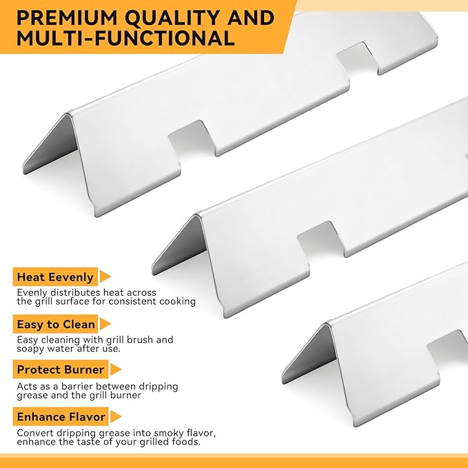 15.3 Inch Flavorizer Bars for Weber Spirit I & II 200 Gas Grill - Image 6