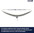 Hammocks: Lightweight Nylon Camping Hammock in Mint or Sage