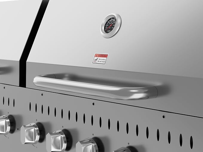 72 in. 10-Burner Commercial Outdoor Propane Gas Grill - Image 7