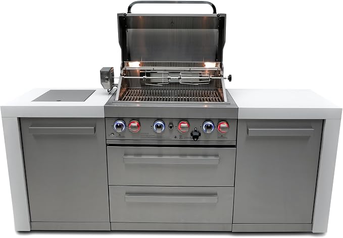 Mont Alpi MAi400-D 4-Burner 78000 BTU Deluxe Stainless Steel Outdoor Kitchen - Image 3