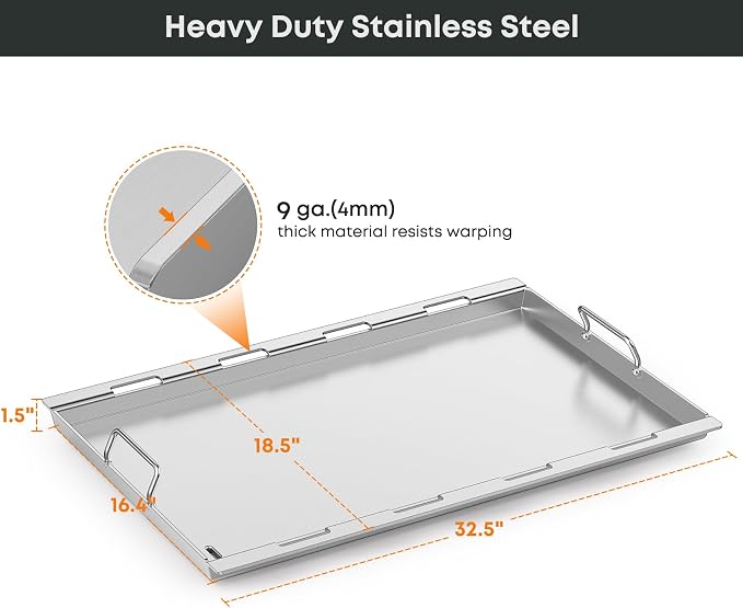 Stanbroil 6789 Full-Size Griddle Insert - Image 3