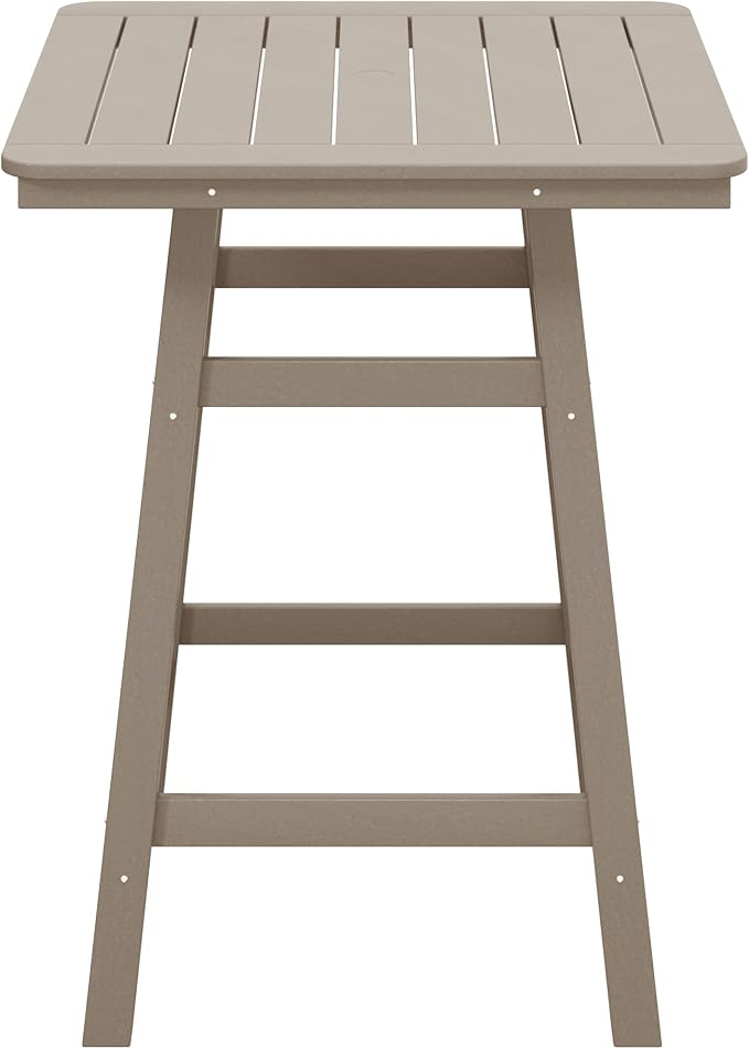 Costaelm Outdoor Bar Table, Patio Bistro Dining Pub Table - Image 4