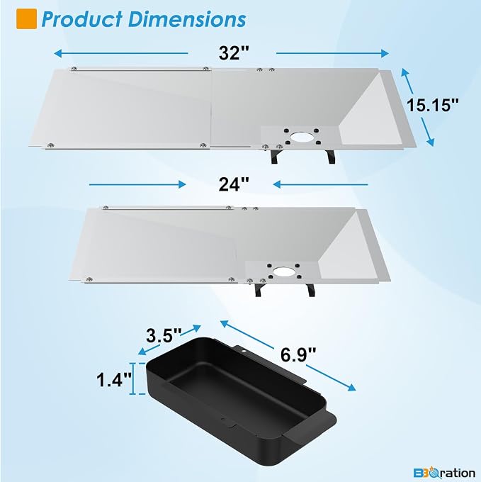 Universal Grease Tray with Catch Pan - Image 4