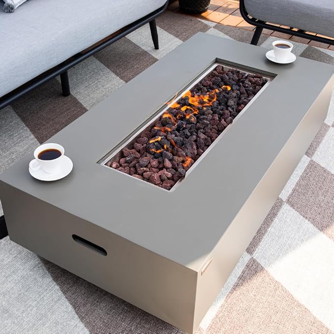 Westwood 50” Propane Fire Pit Smokeless Firepit Outdoor Gas Fire Pit - Image 5