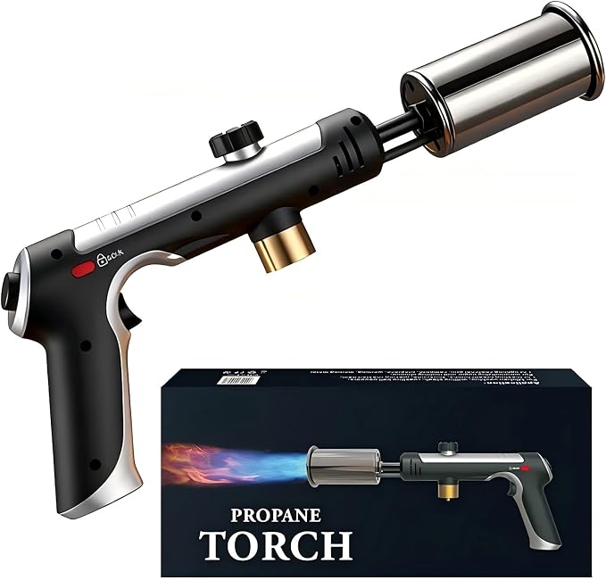 Propane Torch, 3272°F Propane Torch Gun High Heat Torch Lighter by SakerPlus