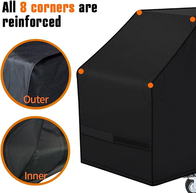 iCOVER 36 inch Griddle Cover for Blackstone, 600D Heavy Duty Waterproof Flat - Image 4