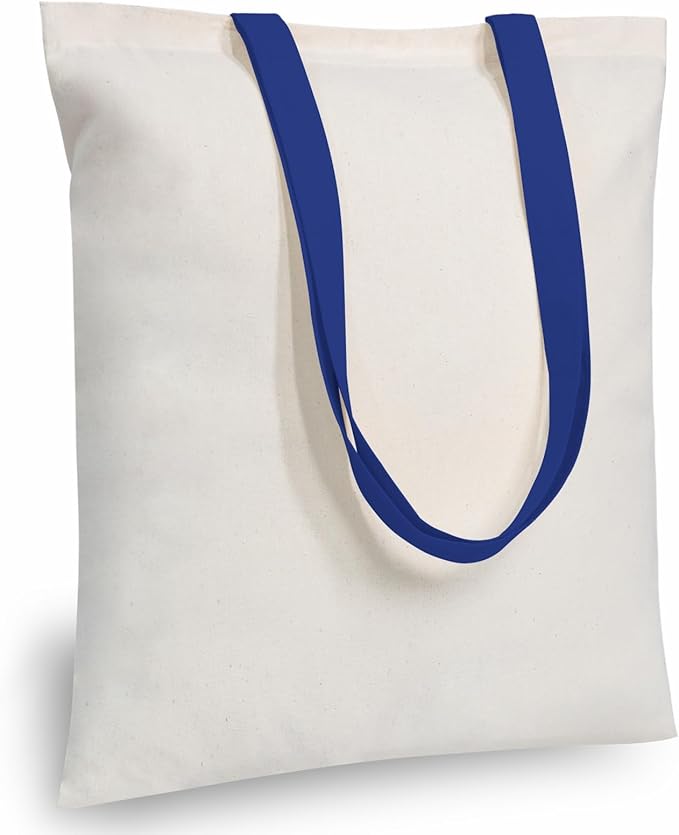 TOPDesign 6-Pack Economical 16"x15" Cotton Tote Bag, Lightweight Medium by TOPDesign
