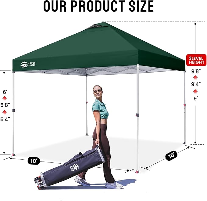 CROWN SHADES 10x10 Pop Up Canopy - Image 6