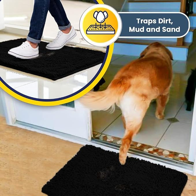 Muddy Mat® AS-SEEN-ON-TV Highly Absorbent Microfiber Door Mat and Pet Rug - Image 6