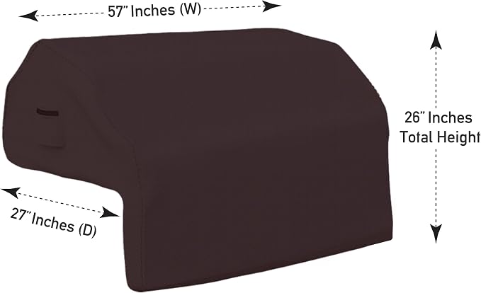 Covers & all Built-in Outdoor Grill Cover, Durable 12 Oz Waterproof Cover Max - Image 3