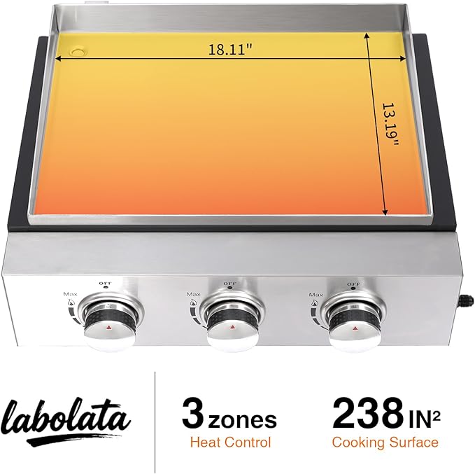 Portable Tabletop Gas Griddle Grill - Image 3