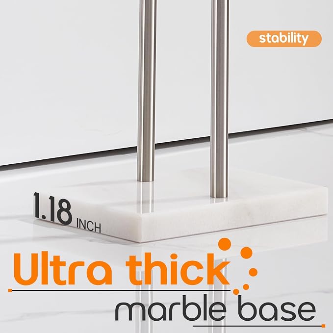 Free Standing Towel Rack for Bathroom 2-Tier Towel Holder Stand - Image 7