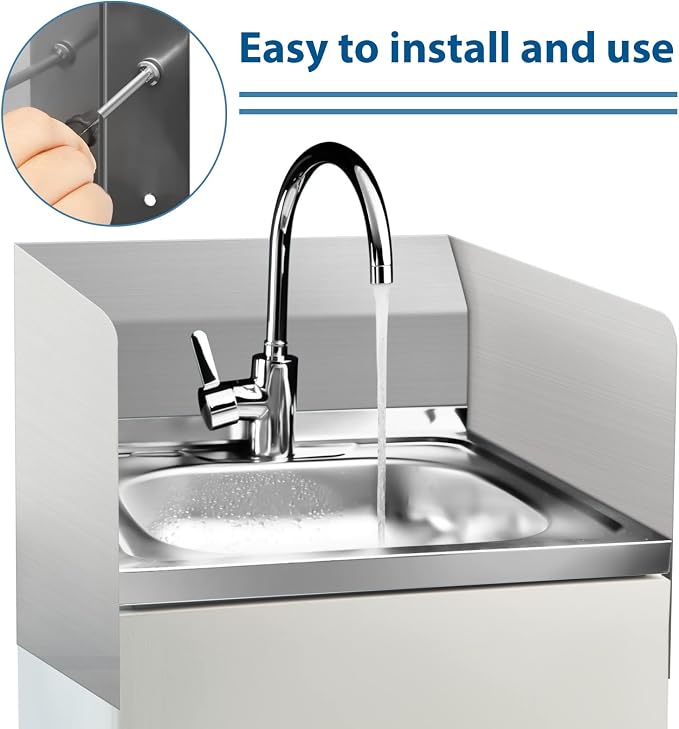 Therwen 2 Pcs Stainless Steel Side Splash Guard - Image 5