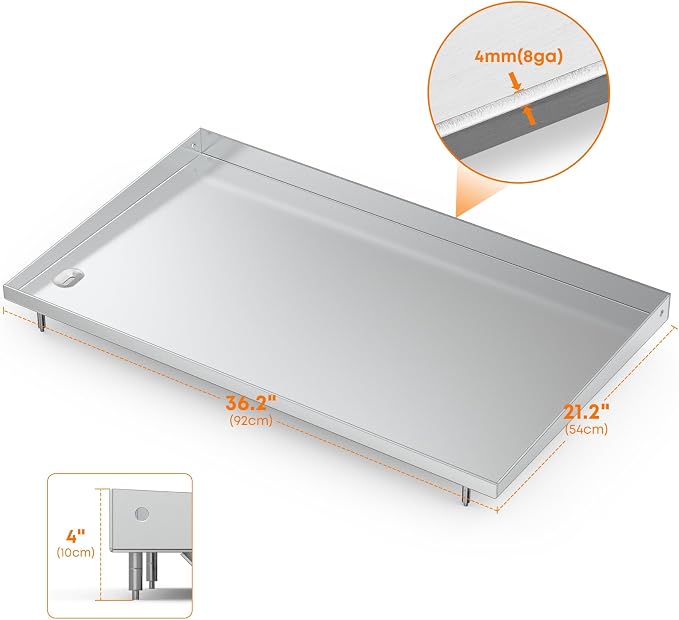 Stanbroil Griddle Top for Weber 36" Gas Griddle 1501006 44310401, Stainless - Image 2