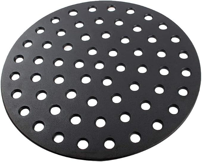 Dracarys Round cast Iron fire Grate, BBQ high Heat Charcoal Plate by Dracarys