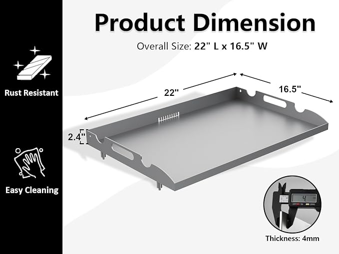 Flat Top Tabletop Griddle Replacement Top - Image 5