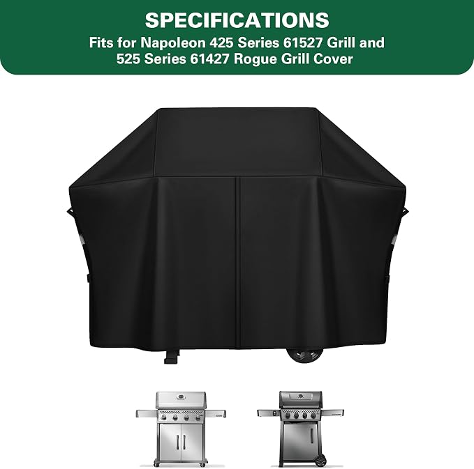 Heavy Duty 600D Grill Cover Fit - Image 2
