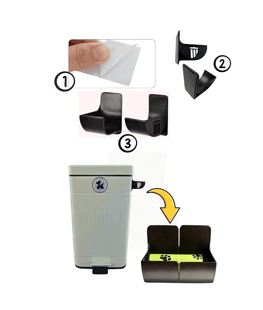 Dog Poop Trash Can Outdoor Activated Carbon Filter Odor Control, 3.2 Gallon - Image 3
