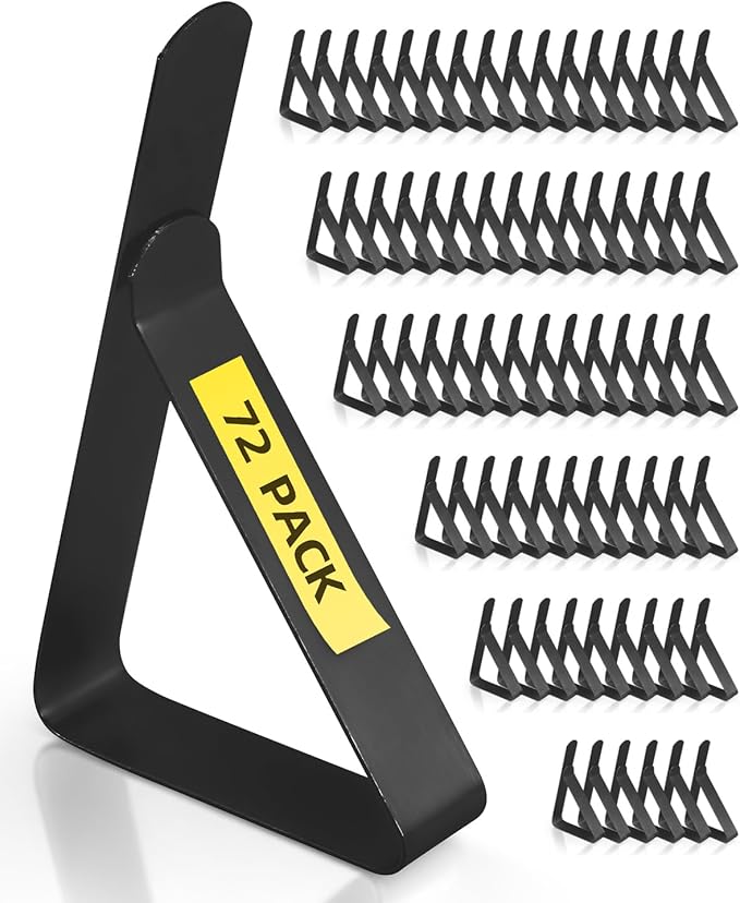 72 Pack Tablecloth Clips by Unknown