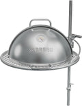 Breeo Grill Dome and Outpost Grill Bundle – Hinged Stainless Steel Dome by Breeo