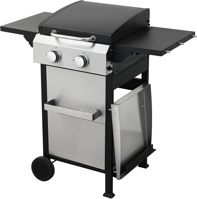 2-Burner Gas Grill, 24600 BTU Portable BBQ - Image 7