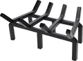 Fireplace Log Grate, Small 14Inch Heavy Duty Solid Steel Wood Rack Stove by TwentyNext