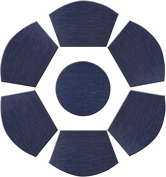 PIGCHCY Wedge Shaped Placemats Set of 6 - Image 5