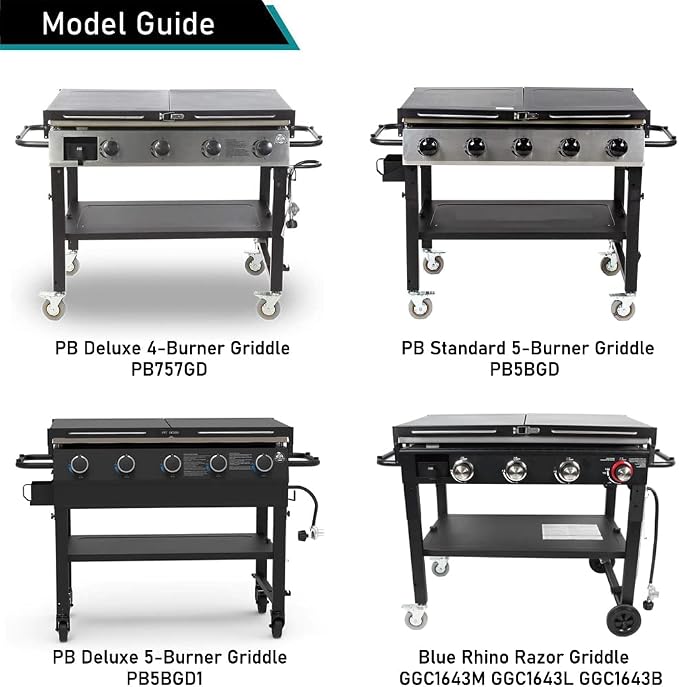 ZJYWSCH Cover for Pit Boss Deluxe 4 Burner PB757GD, Standard/Deluxe 5 Burner - Image 3
