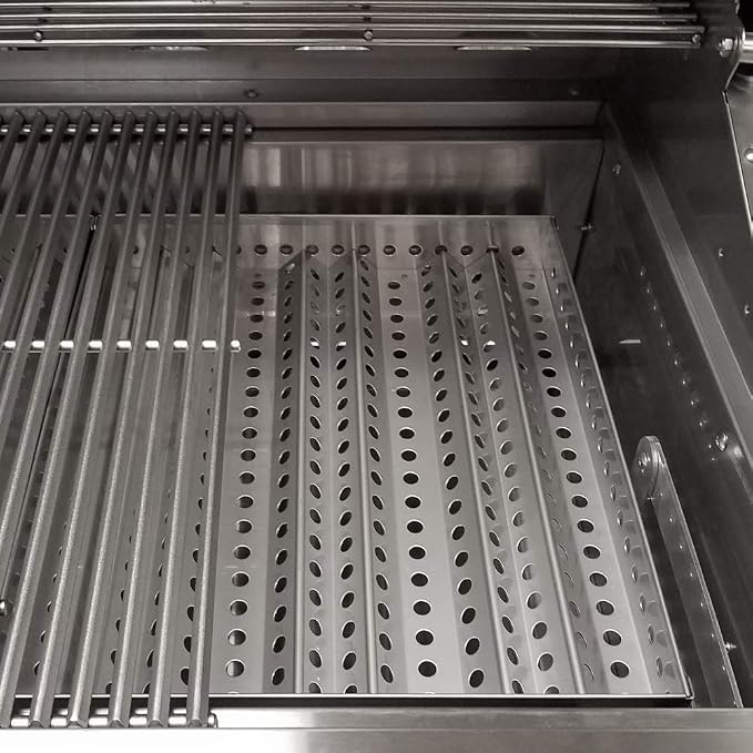 Turbo Charcoal 32 Inch Built-In Stainless Steel BBQ Grill - Image 5