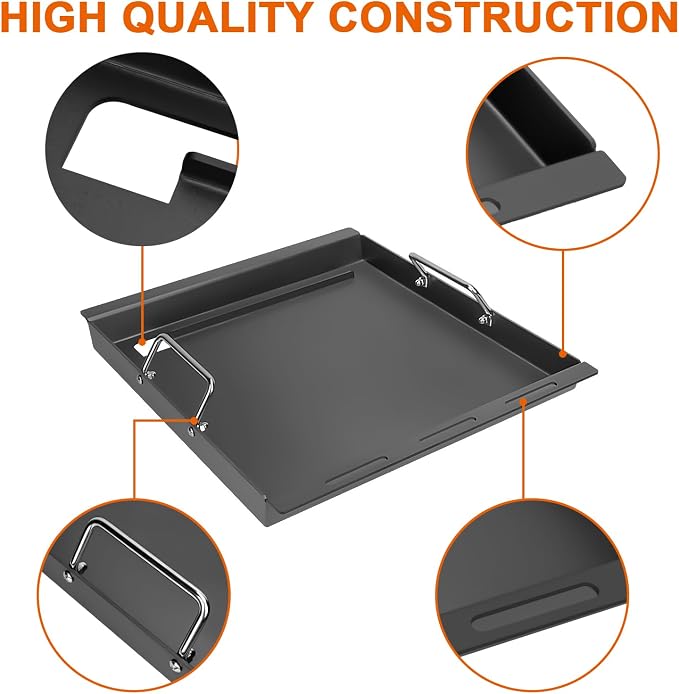18" Full-Size Griddle Insert for Charbroil Performance 2 Burner 463625219 - Image 4