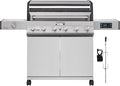Monument Grills 6-Burner Convertible Natural Gas Smart bbq Grill Stainless by MonumentGrills
