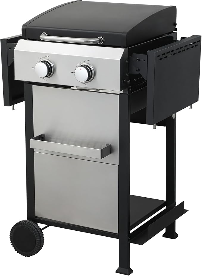 2-Burner Gas Grill, 24600 BTU Portable BBQ - Image 8