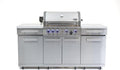 Mont Alpi MA-957RS Propane Natural Gas 5-Burner Compact Outdoor Kitchen Gas by MontAlpi