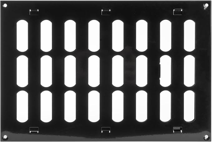 Repa Market 12" x 8" Inch Black Adjustable Air Vent Cover by RepaMarket