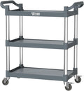 TUFFIOM 3-Tier Plastic Service Utility Cart by TUFFIOM