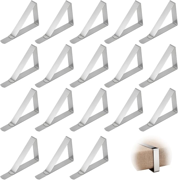 18 Pack Tablecloth Clips by Unknown