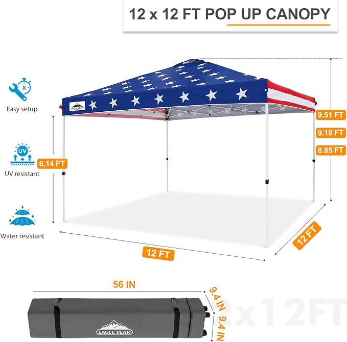 EAGLE PEAK Pop Up Canopy Tent - Image 3