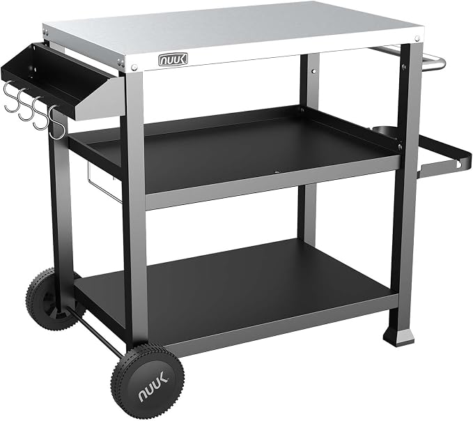 NUUK 3-Shelf Grill Cart for Outdoor by NUUK