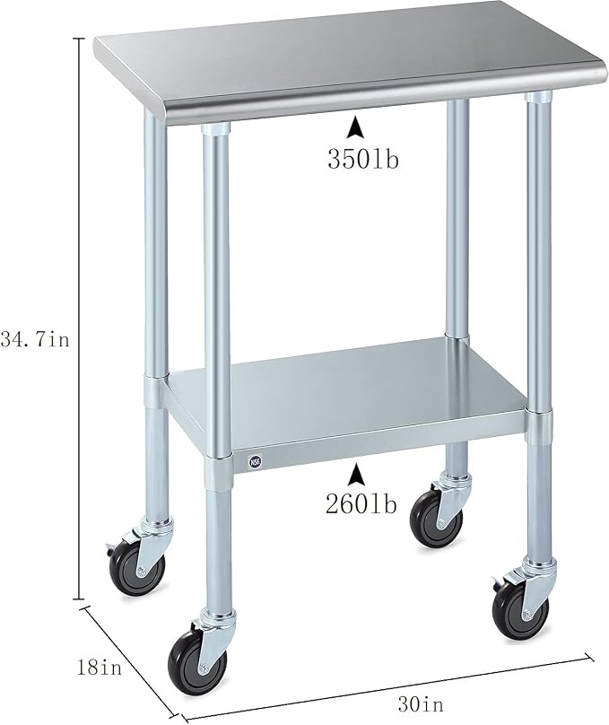 ROCKPOINT Stainless Steel Table - Image 2