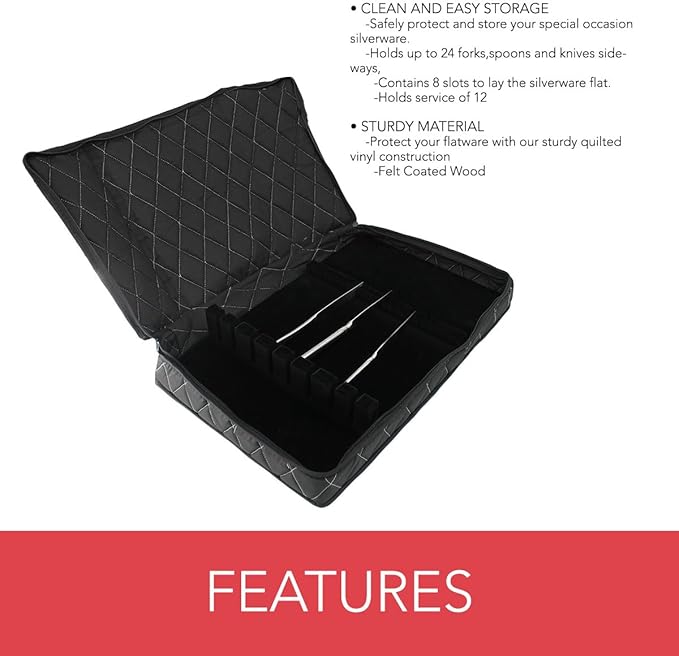 LAMINET Quilted Dinnerware Storage Case - Image 4