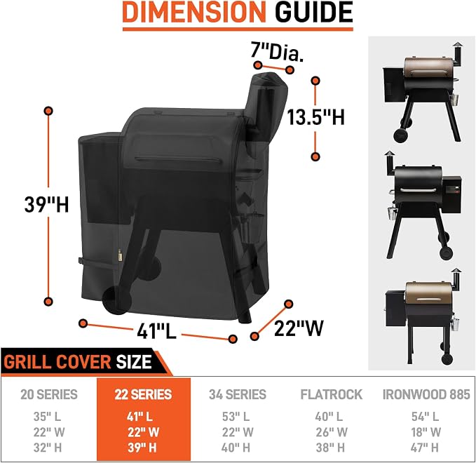 Arcedo Pellet Grill Cover Compatible - Image 2